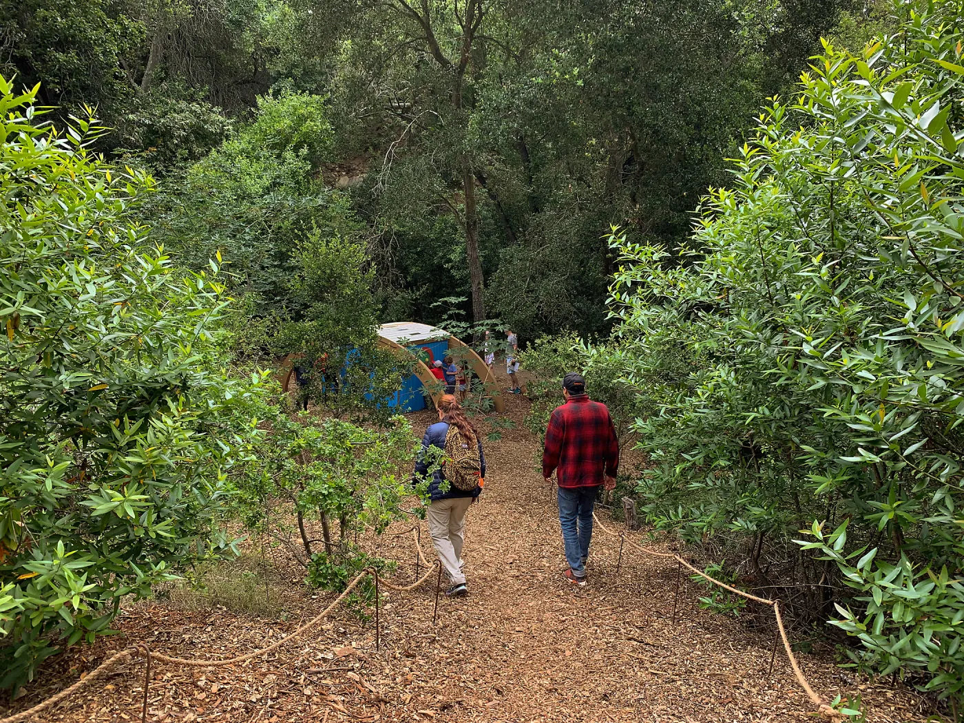 Visitors at â€œThe Halfling Houseâ€ Garden Casita