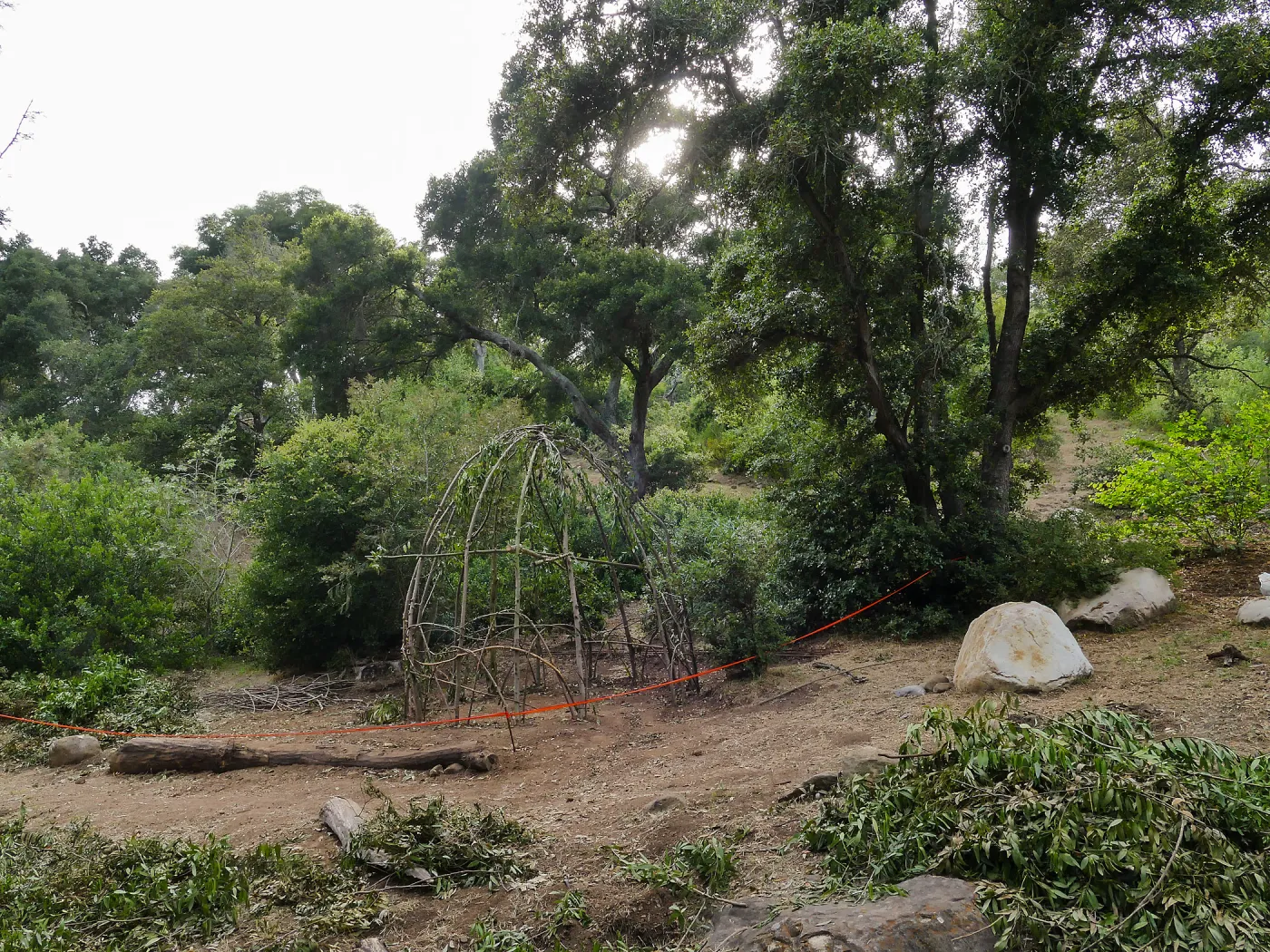 Big-Eared Woodrat House casita during construction