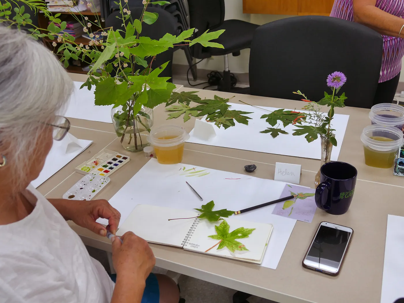 â€œPainting the Nativesâ€ watercolor class taught by Deborah Dal Zuffo