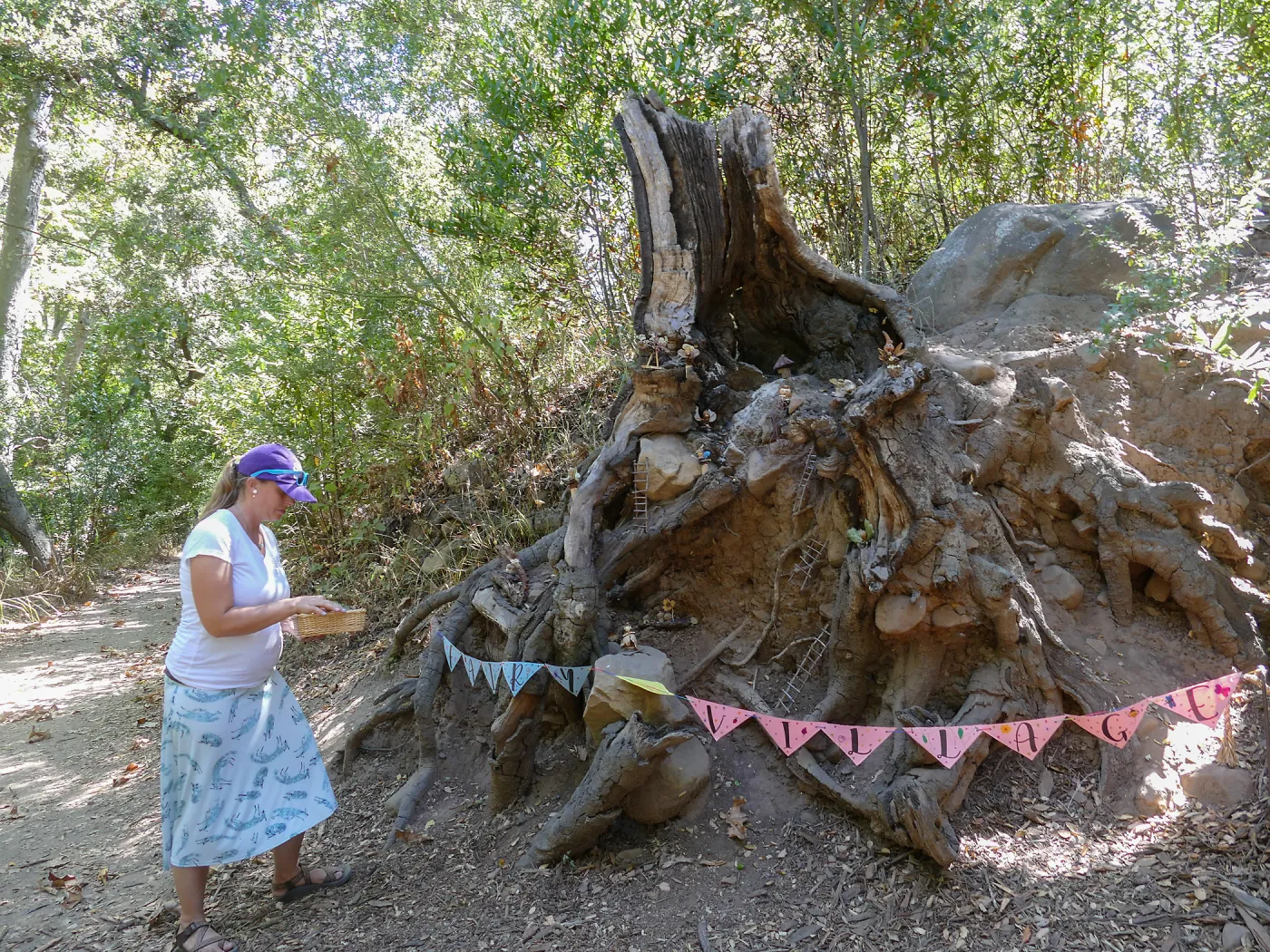 Fairy Homes & Nature Crafts Workshop, Fairy Village Display