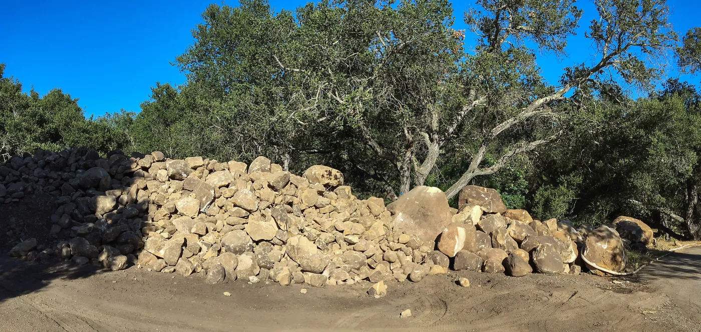 Hansen site, digging Hort Barn foundation