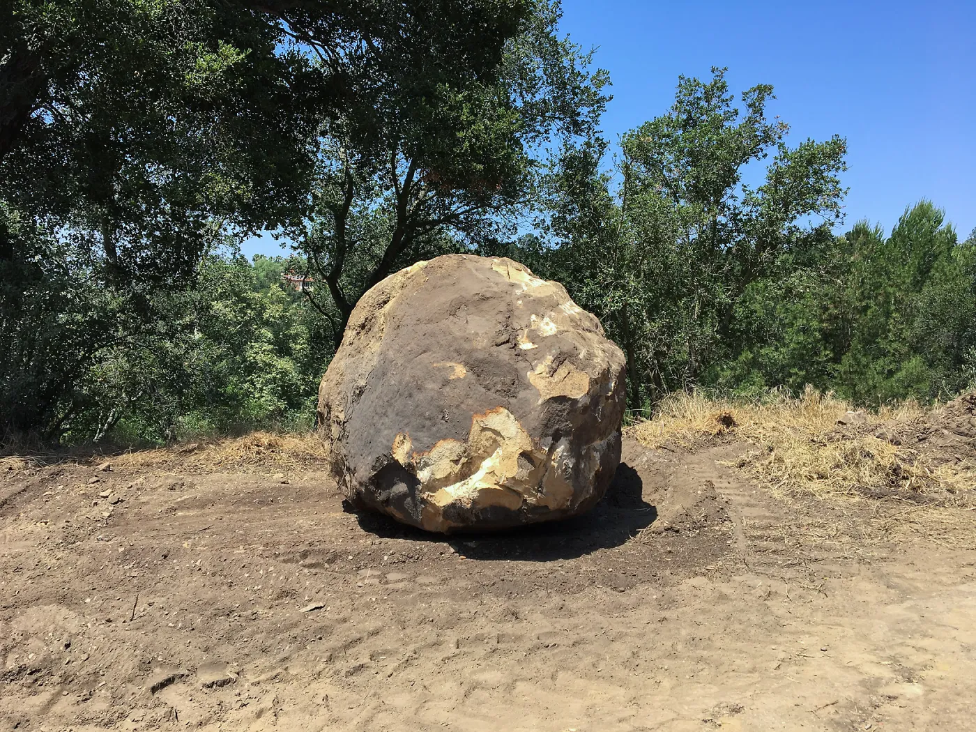 Hansen site, digging Hort Barn foundation