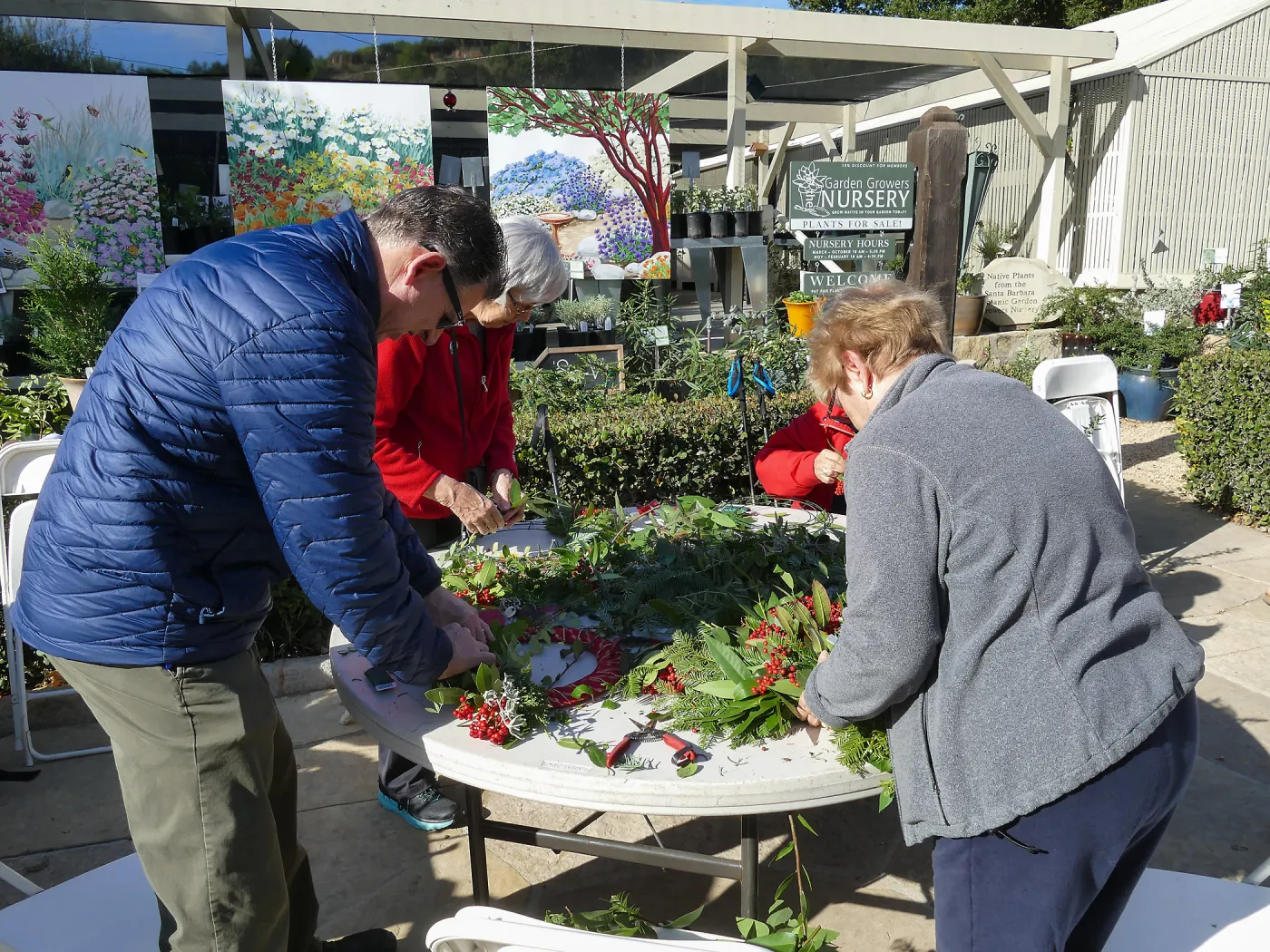 Free Senior Day, Wreathmaking Class