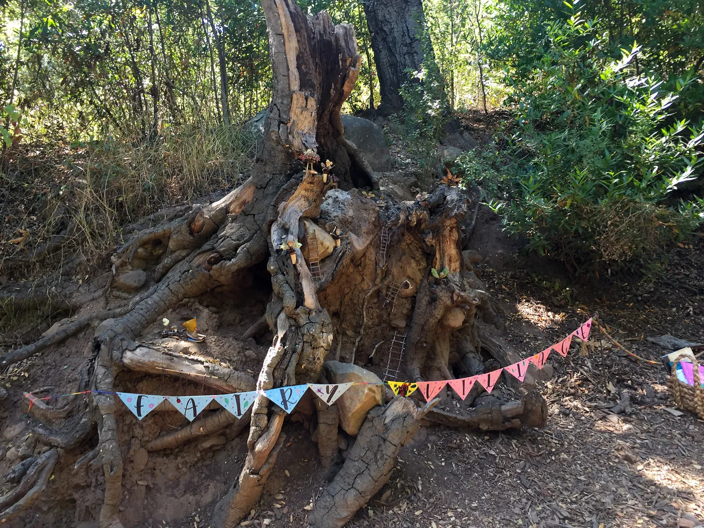 Fairy Homes & Nature Crafts Workshop, Fairy Village Display