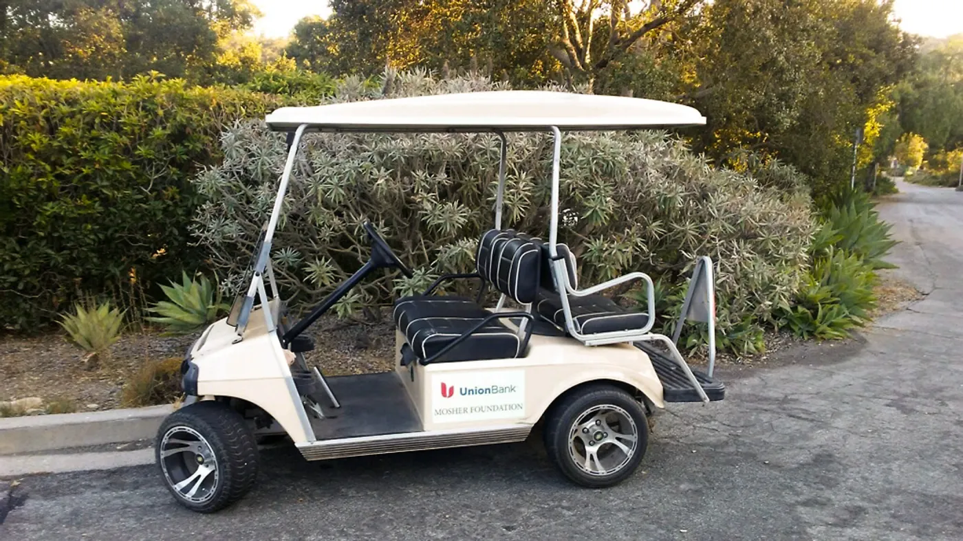 Stolen SBBG golf cart where found near Sheffield Reservoir