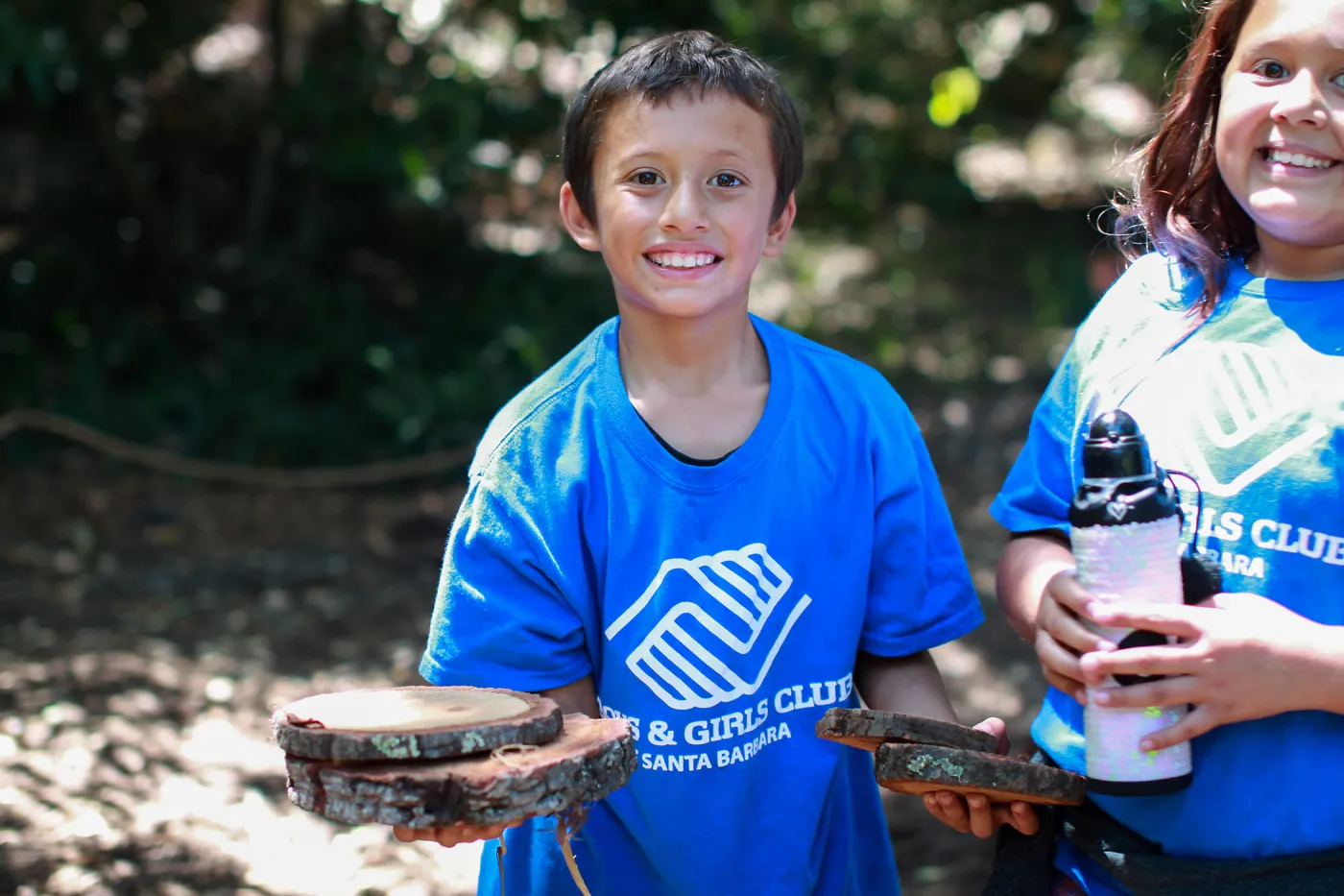 Boys and Girls Club visit to the Garden