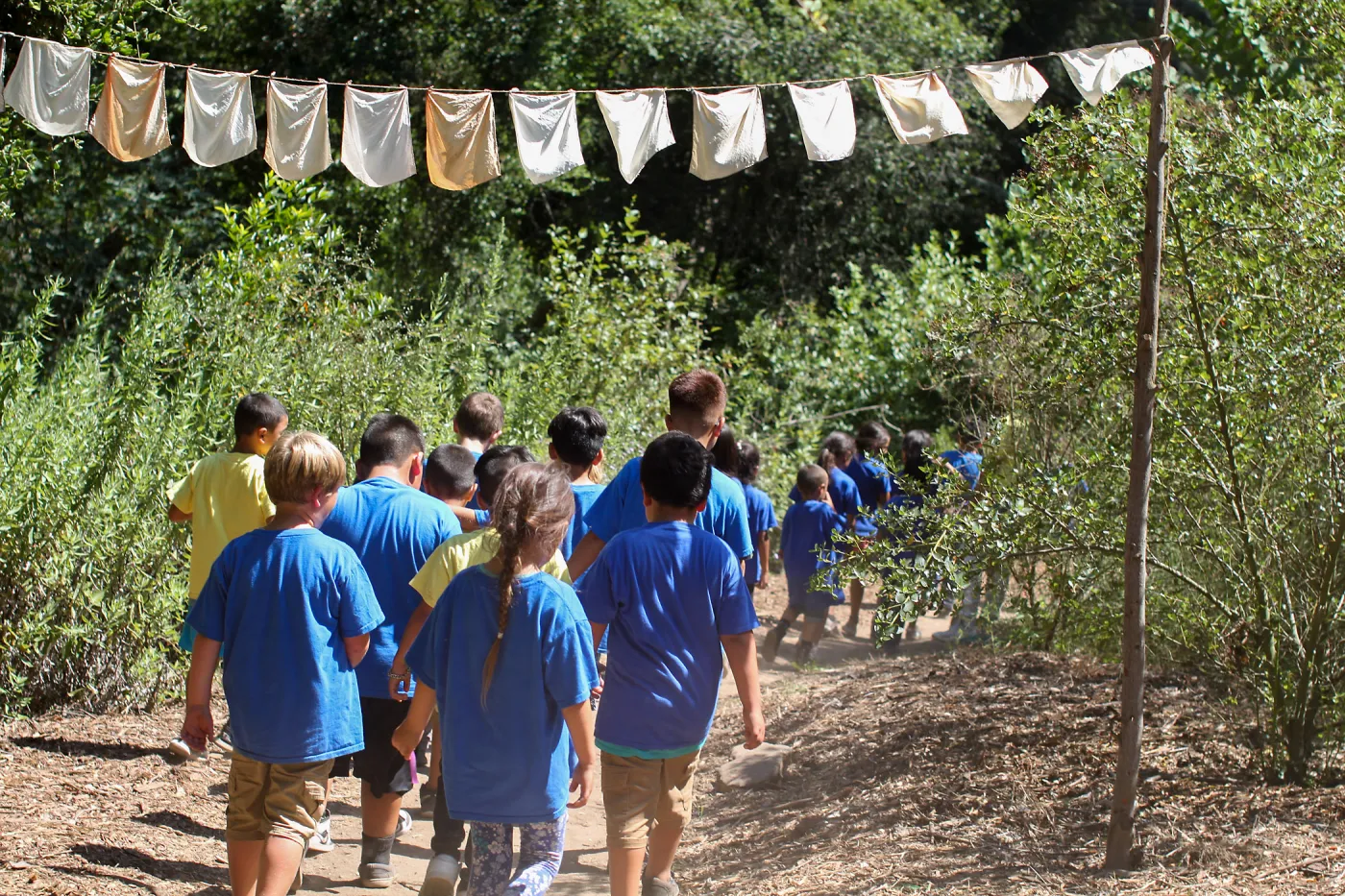 Boys and Girls Club visit to the Garden