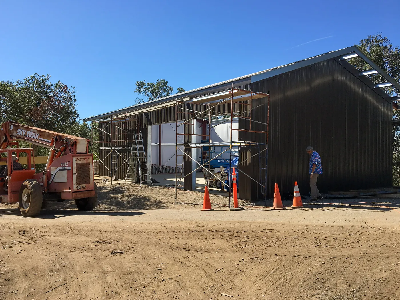 Hort Barn construction