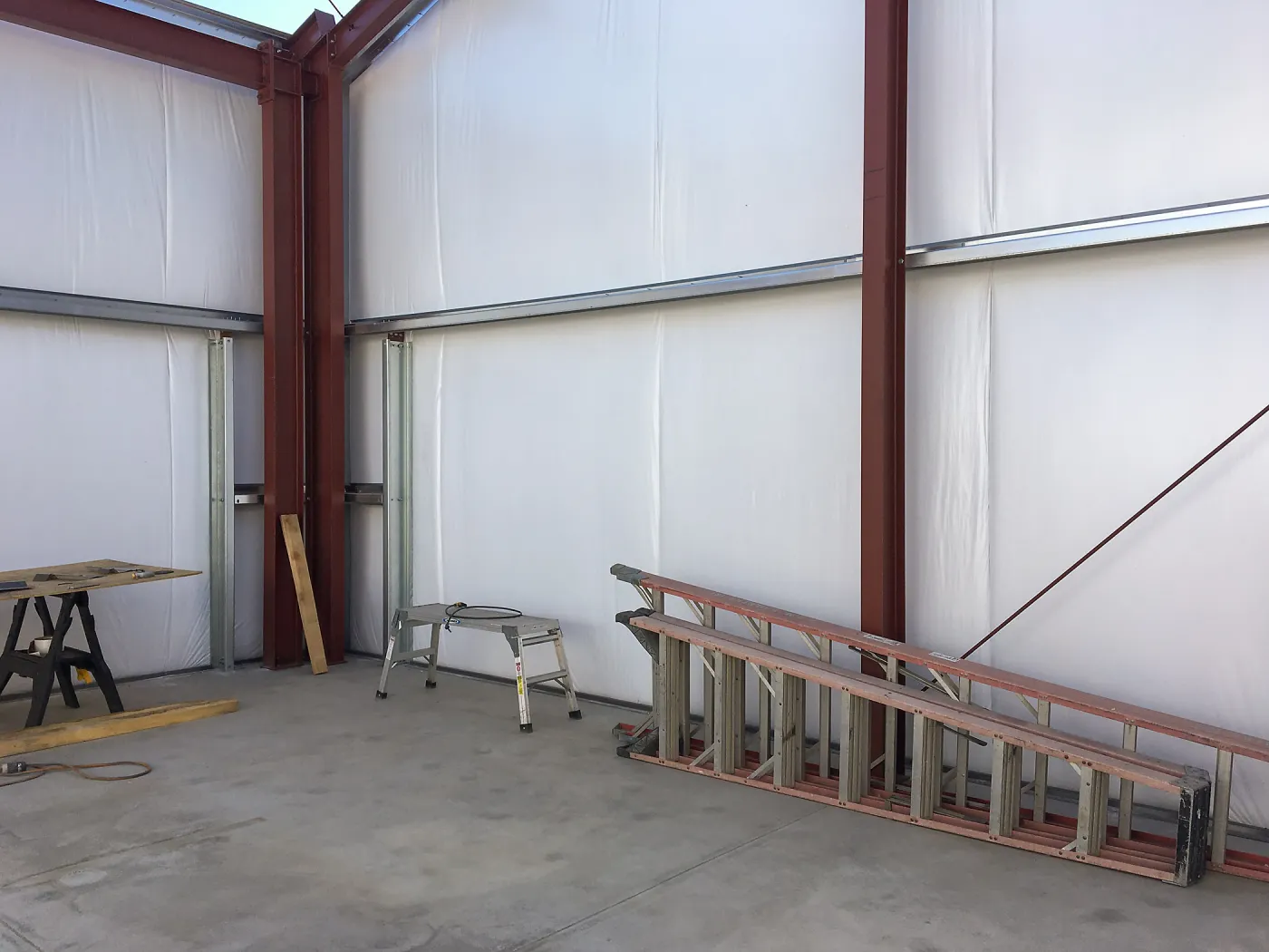 Hort Barn construction