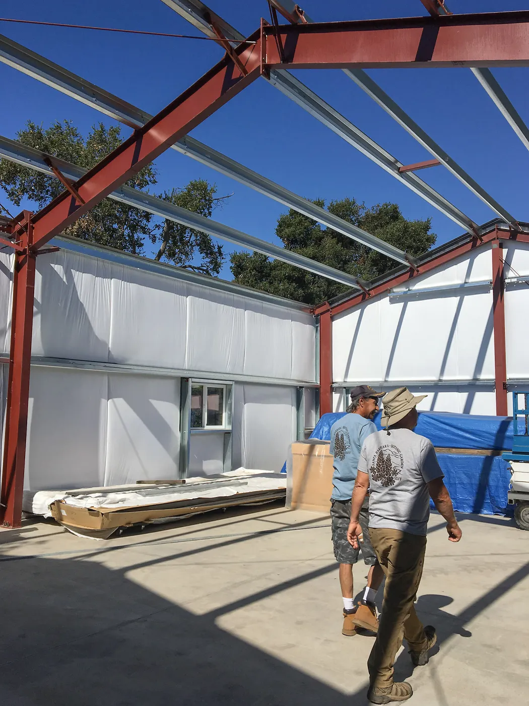 Hort Barn construction