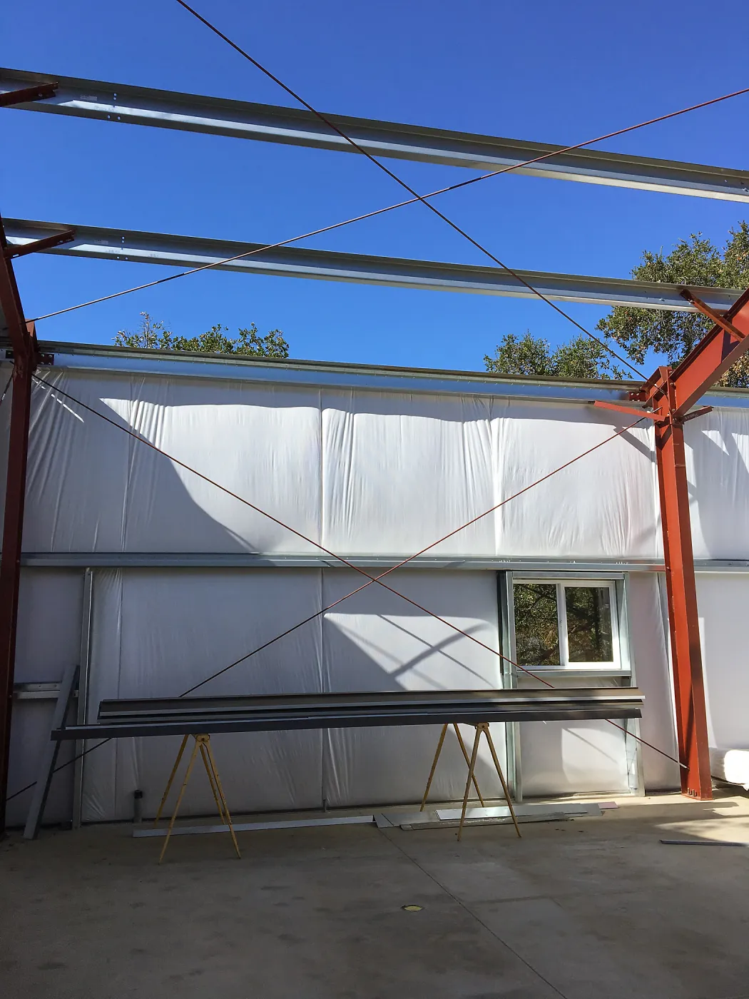 Hort Barn construction