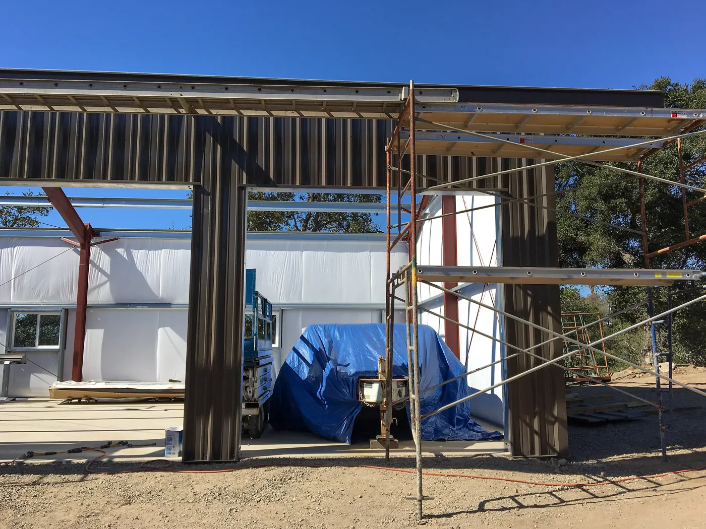 Hort Barn construction
