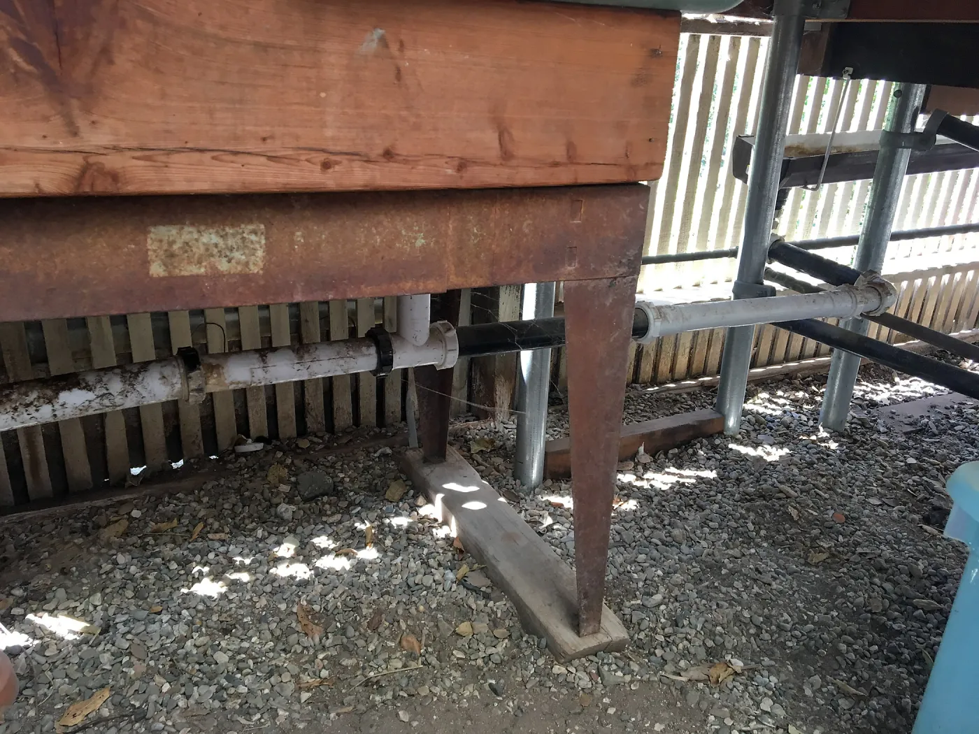 Repair of Garden Growers Lath House, west wall