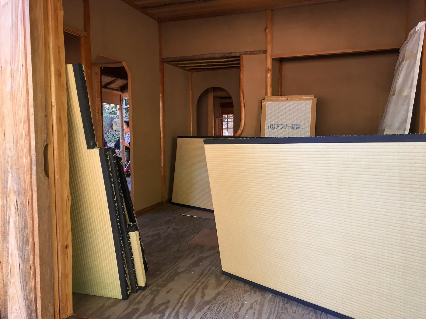New Tatami mats for the Tea HOuse