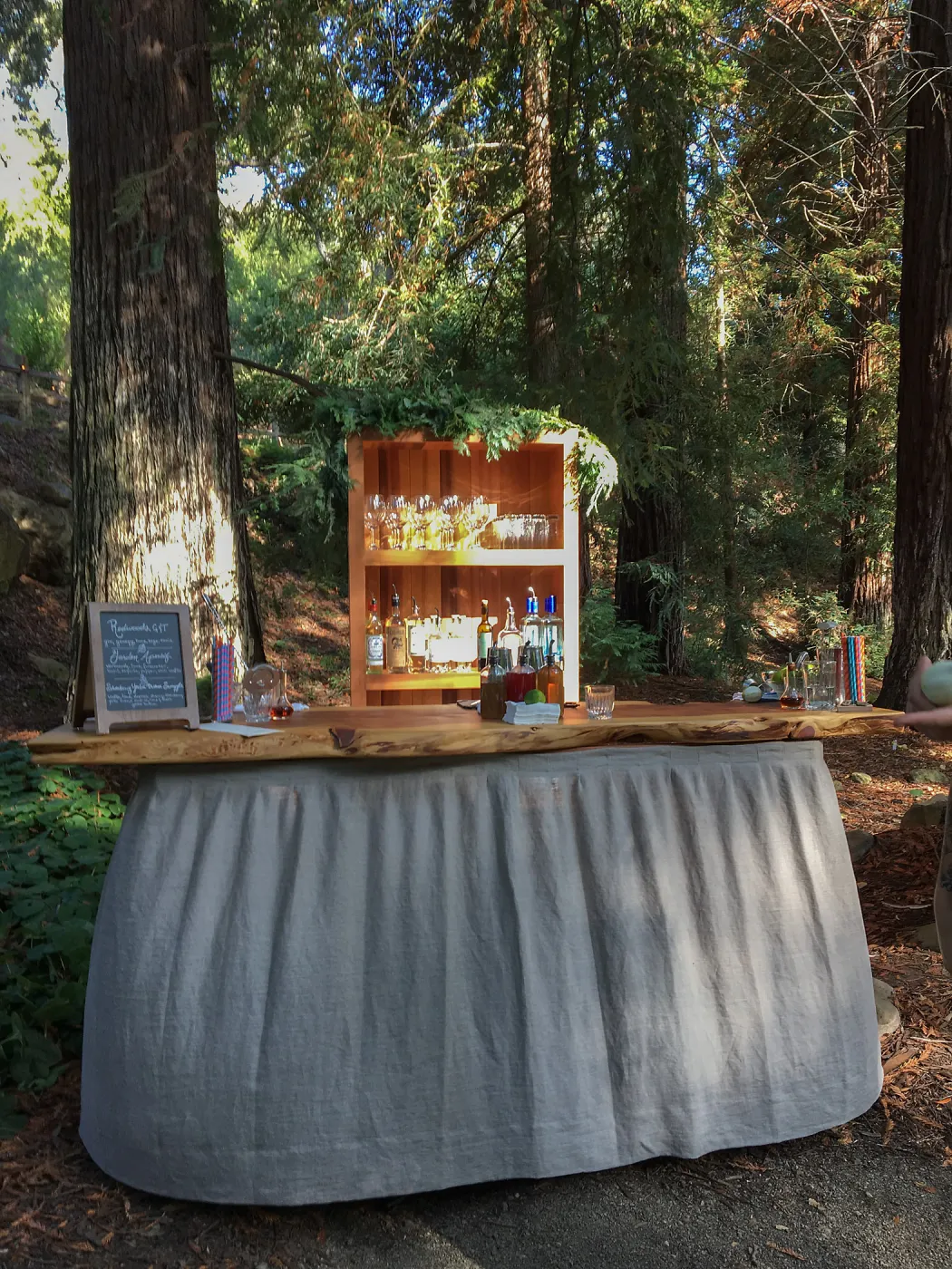 Garden to Table Dinner in the Redwoods