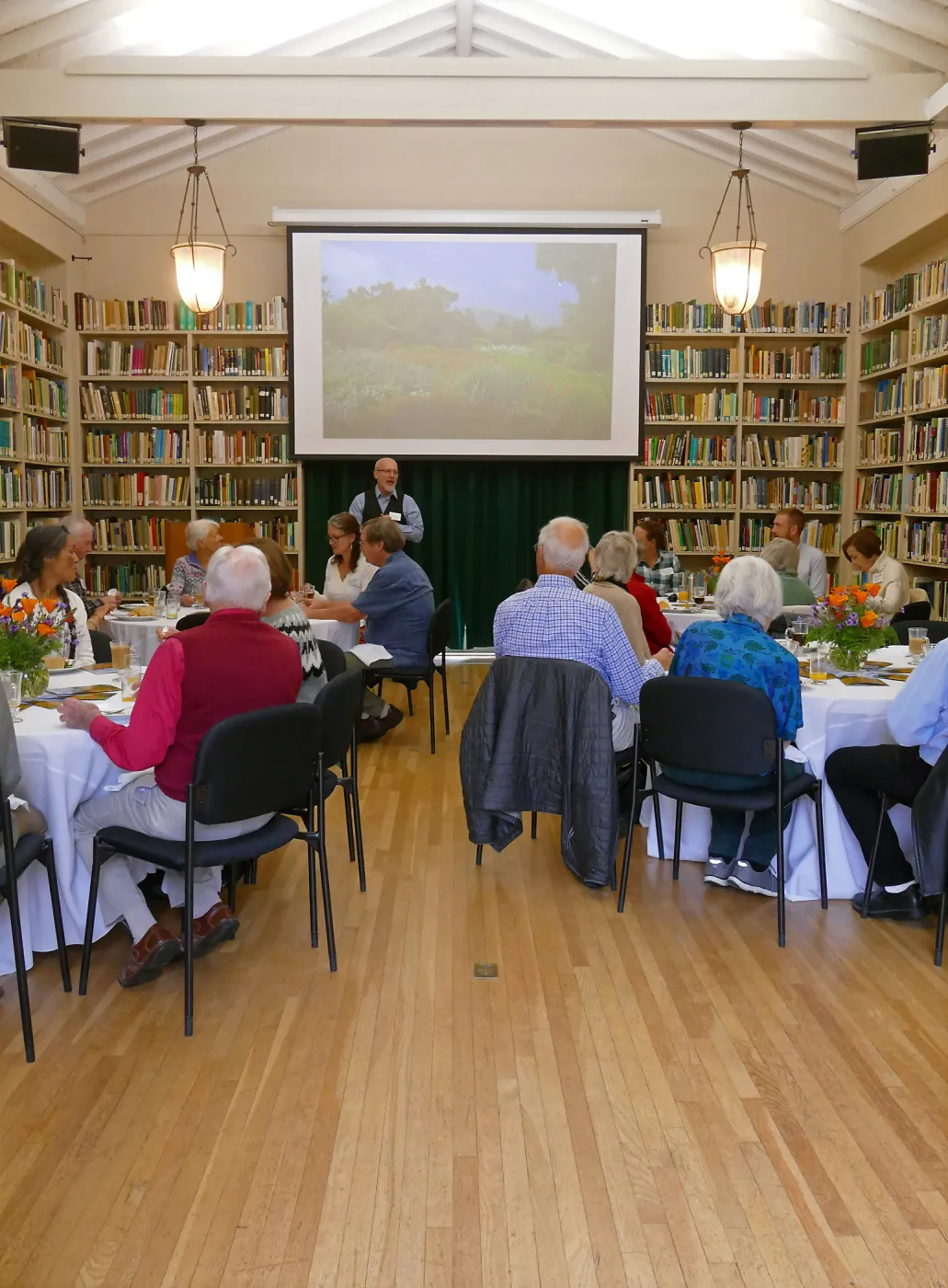 Steve Windhager addressing the 2020 Blaksley Bliss Brunch