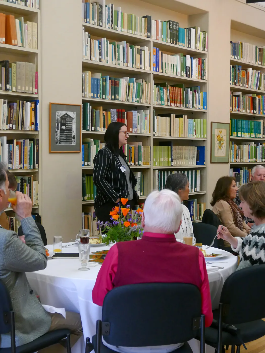 Rita Boss addressing the 2020 Blaksley Bliss Brunch