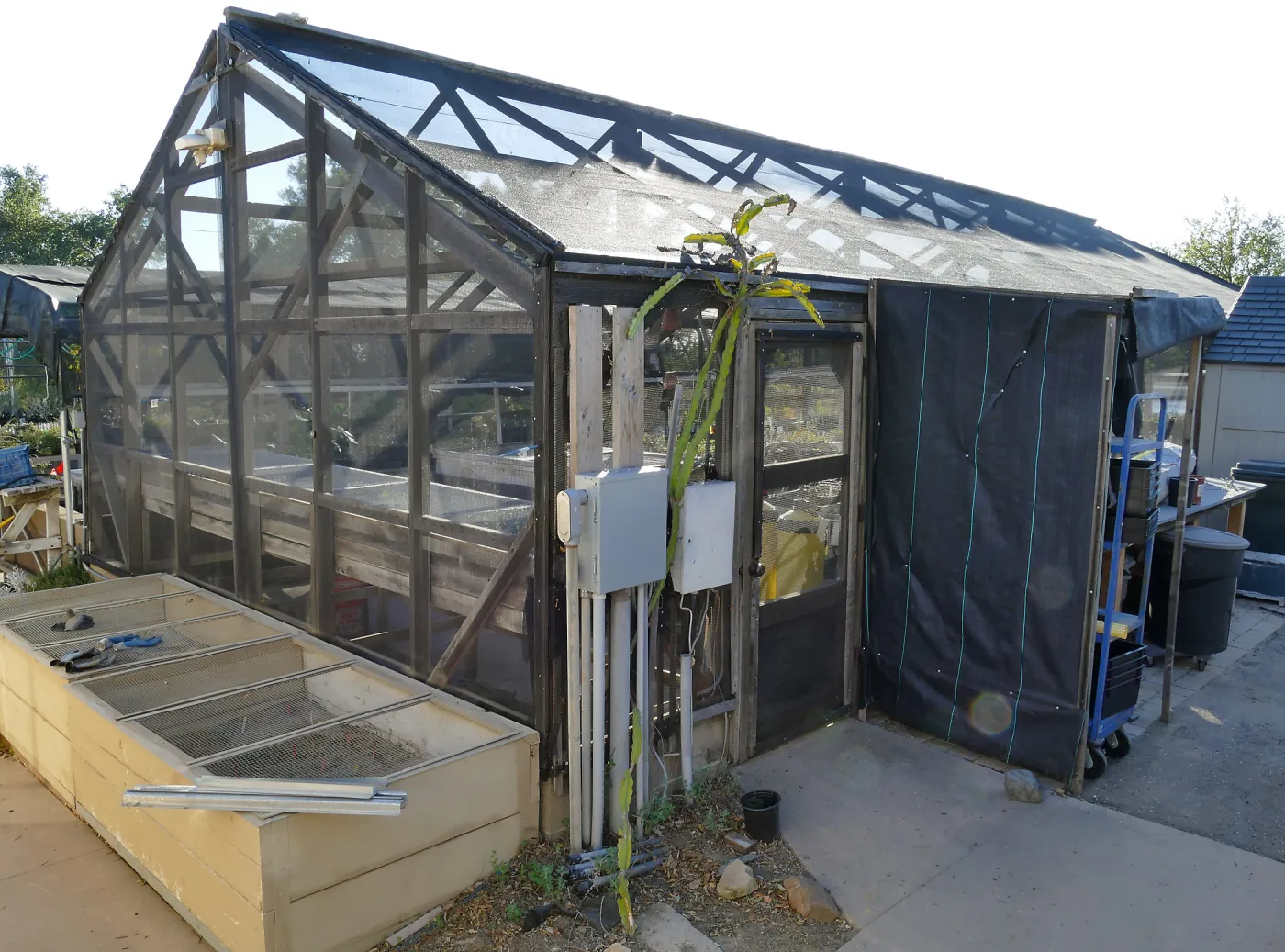 Northeast corner of the Liner House at Horticulture Unit