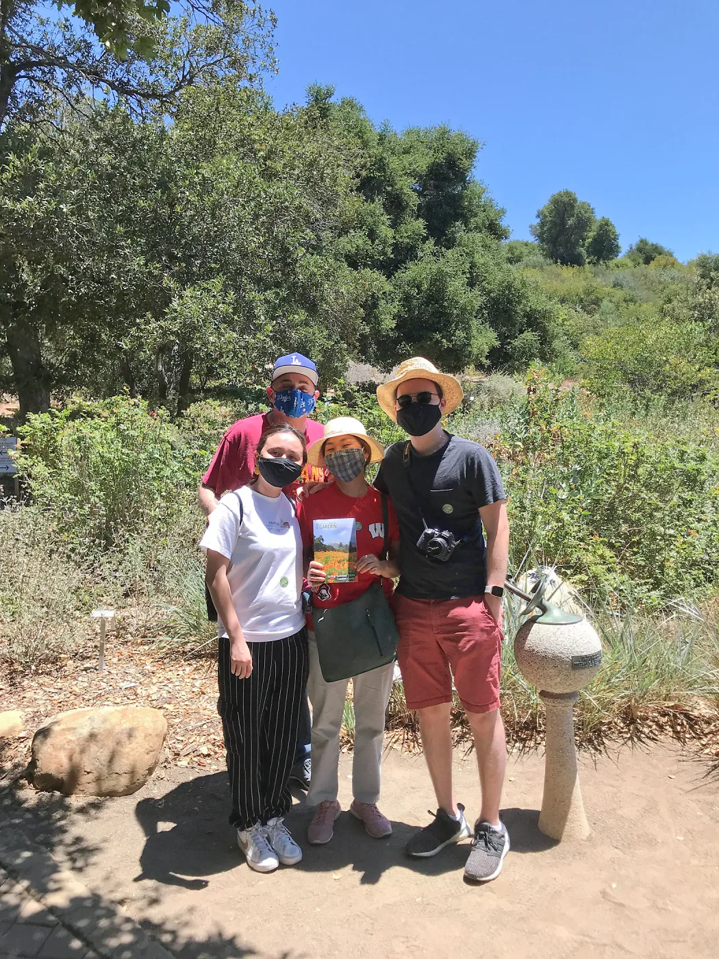 Garden visitors at reopening