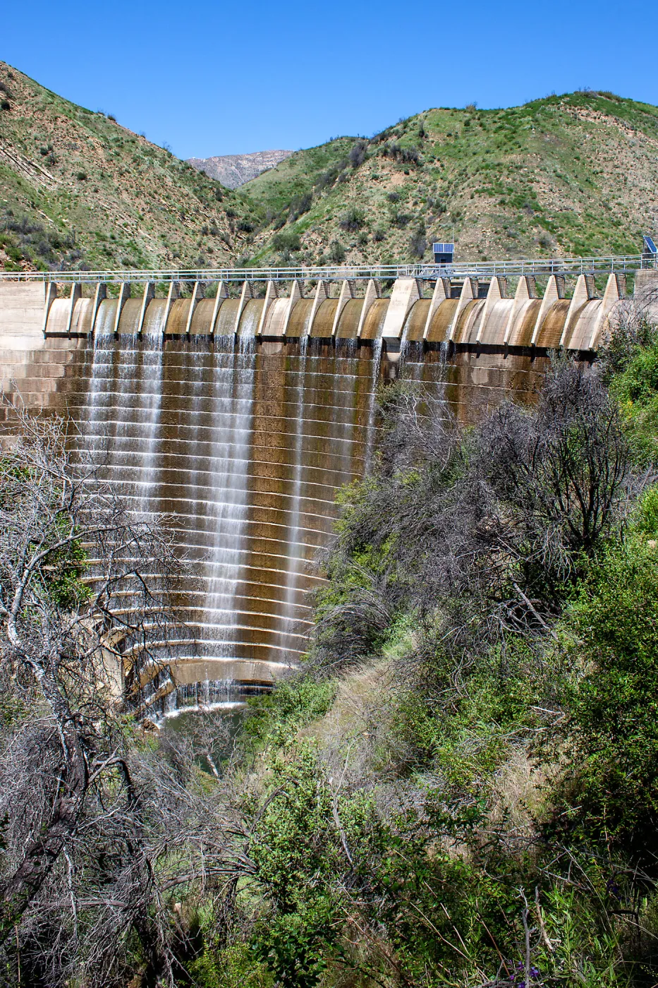 Juncal Dam Spillway, Jameson Lake, Santa Barbara, California, Thomas Fire Survey - Mapping Recovery project
