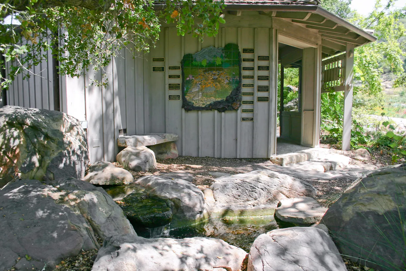 South side of the Information Kiosk