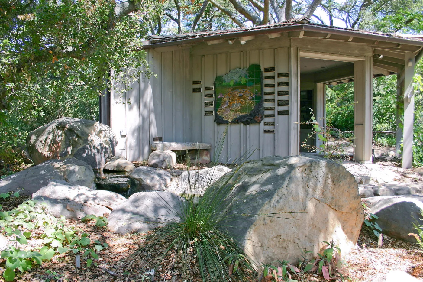 South side of the Information Kiosk