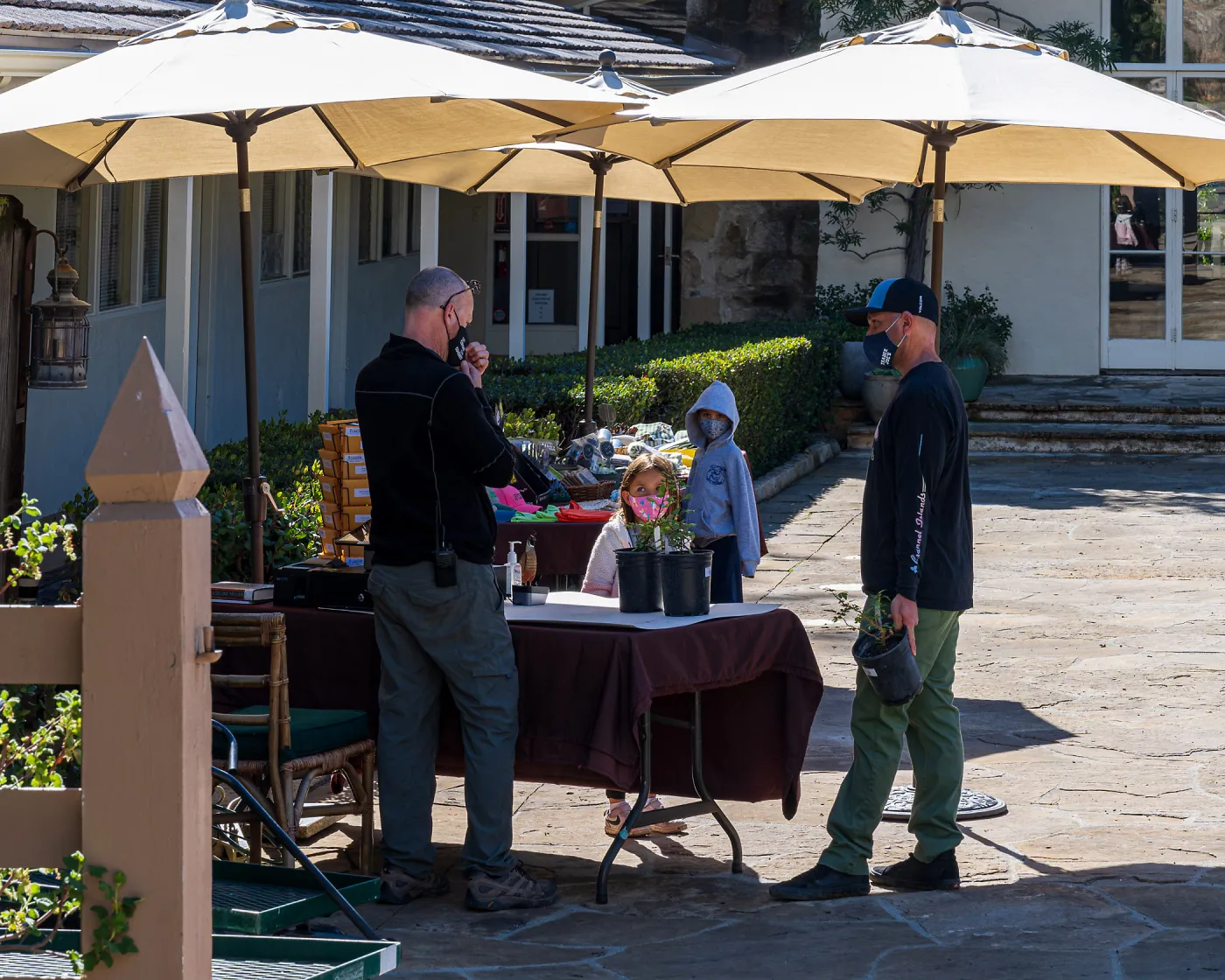 Face Coverings in the Garden