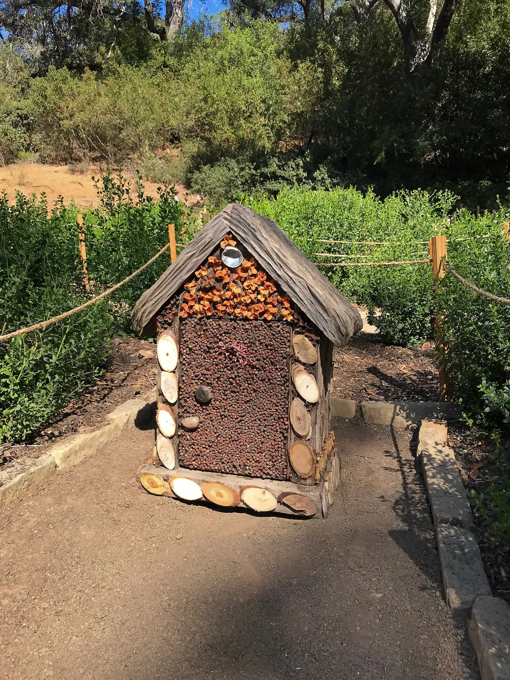 Refurbished gnome houses returned to the Maze.