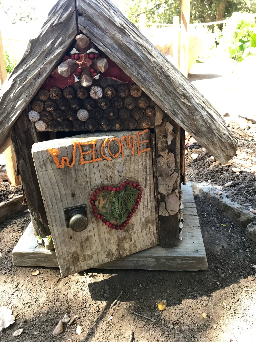 Refurbished gnome houses returned to the Maze.