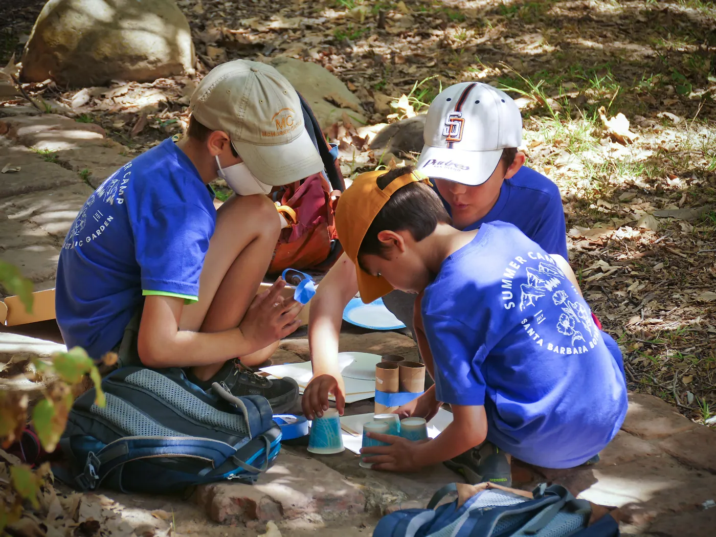 Plantastic Problem Solvers Summer Camp, tower building activity