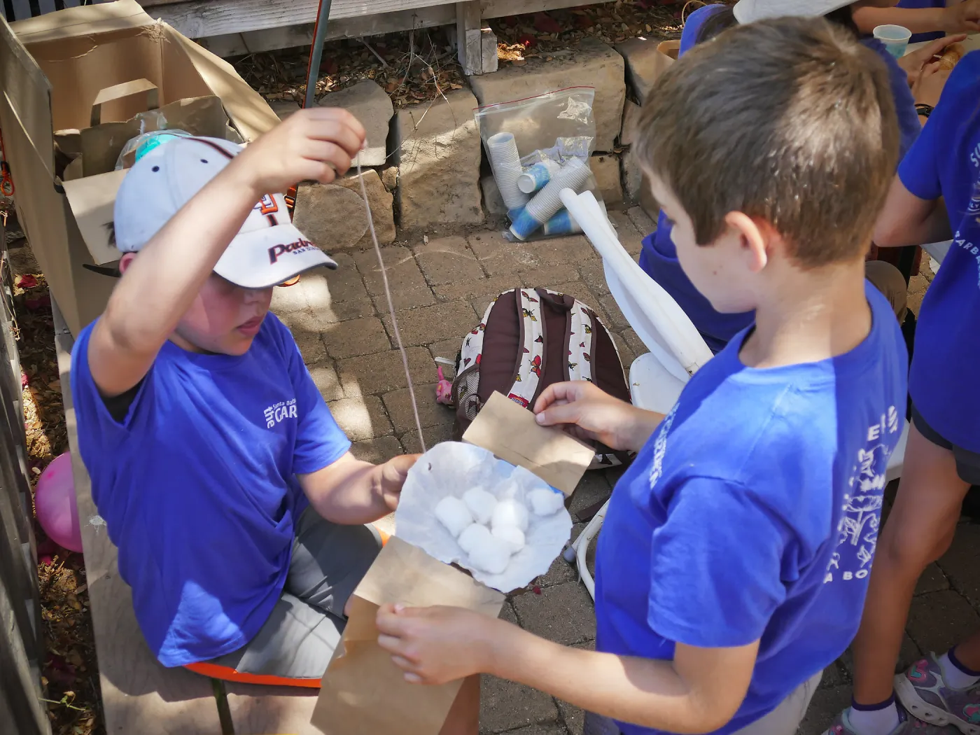 Plantastic Problem Solvers Summer Camp, parachute activity