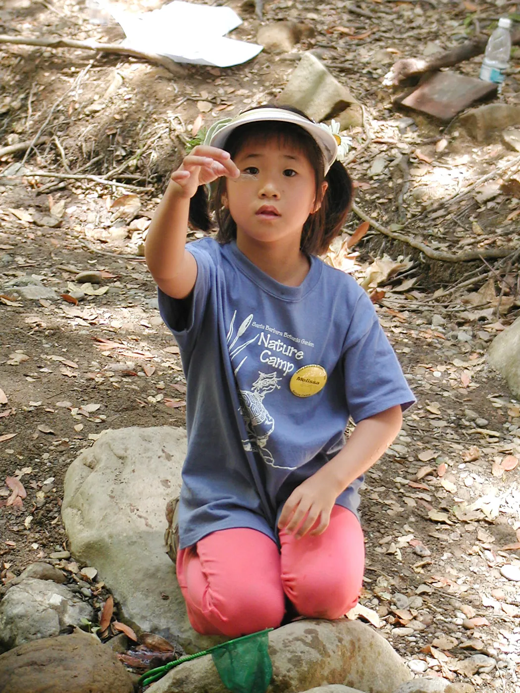 Summer Camp 2003, looking for creatures in Mission Creek