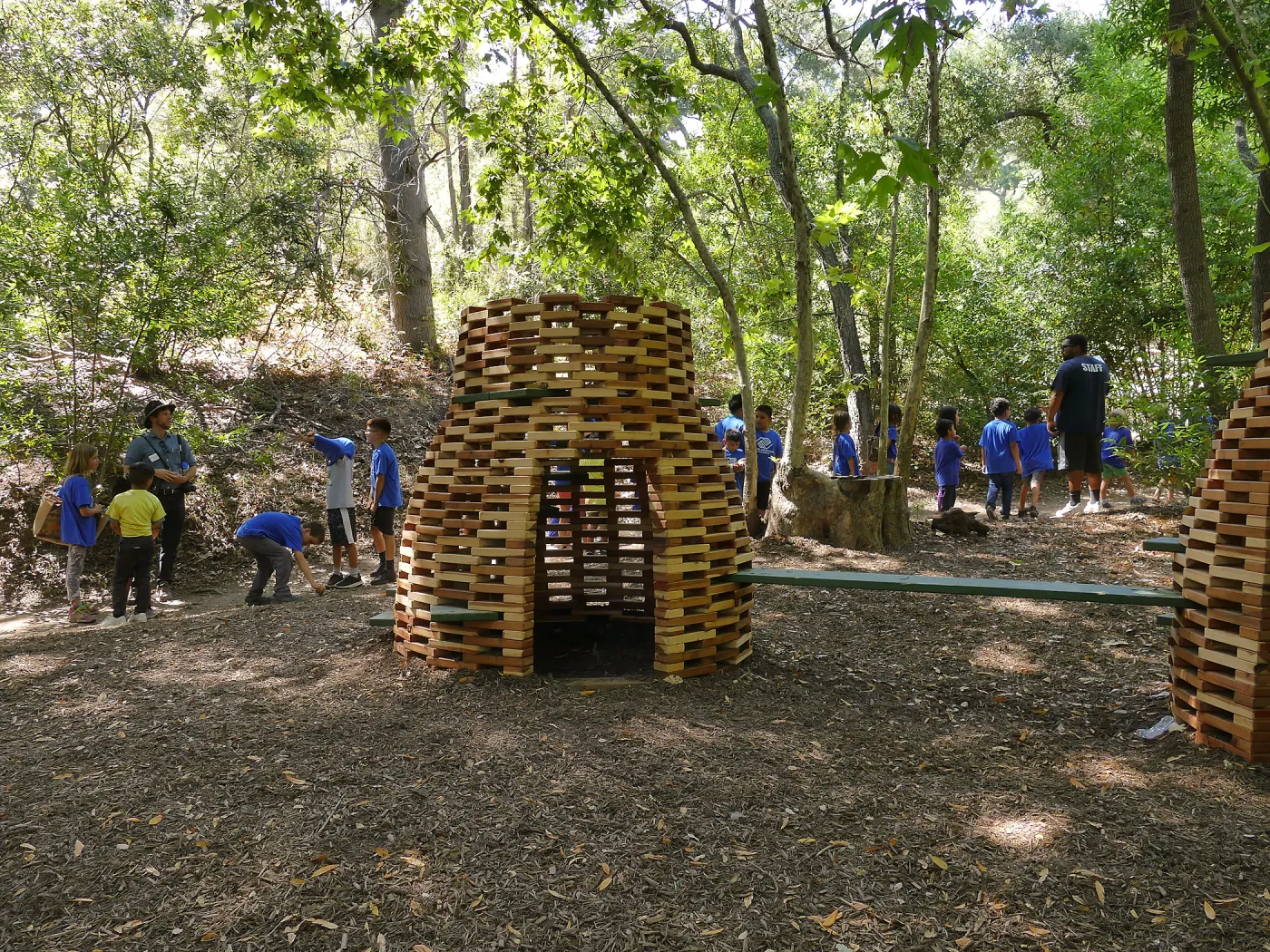 Boys & Girls Club kids at The Hives casitas