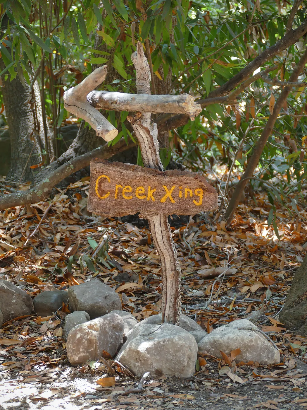 Backcountry wayfinding sign