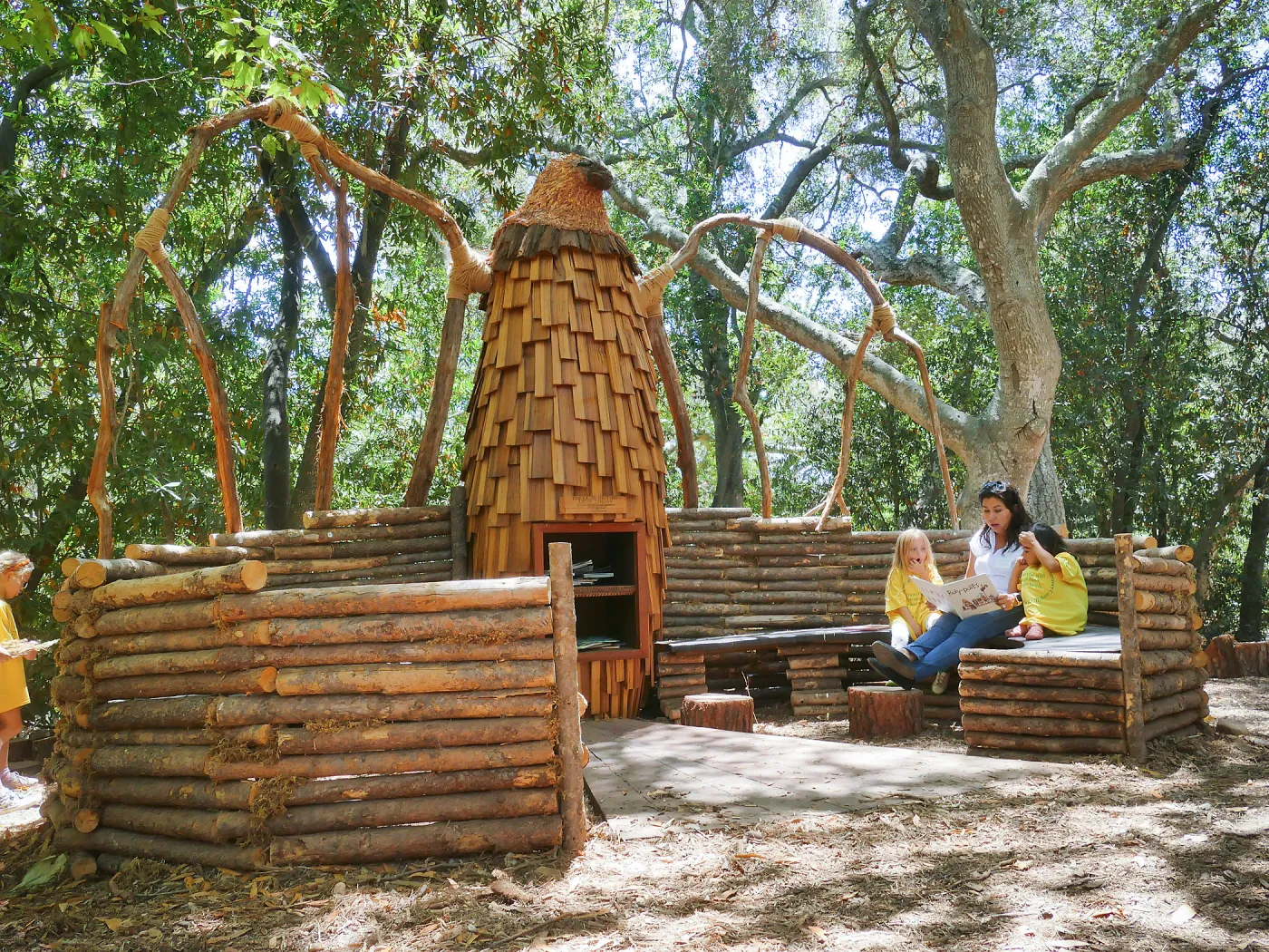 Acorn Adventurers Summer Campers at the Hawks Nest Casita