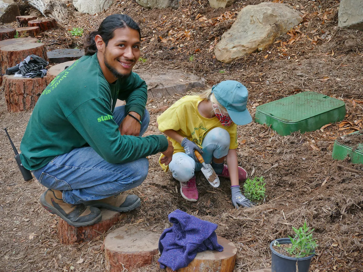 Jr. Naturalist Summer Camp Planting Activity