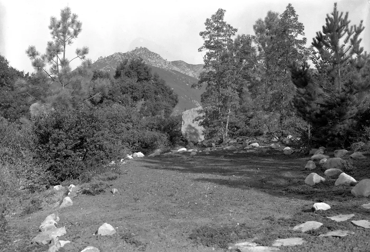 Historic Island section looking north to entry boulders