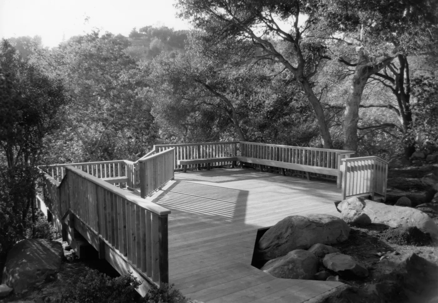 SBBG new Home Demonstration Garden Deck, 1990