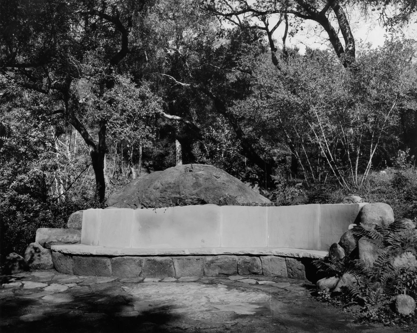 The Campbell Bench, stone bench