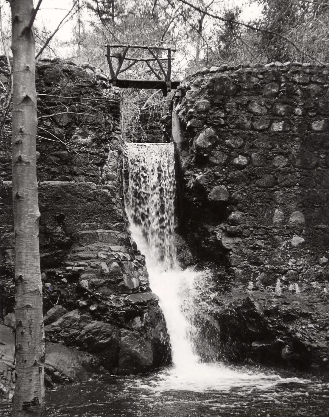 Mission Creek, waterfall below Old Mission Dam