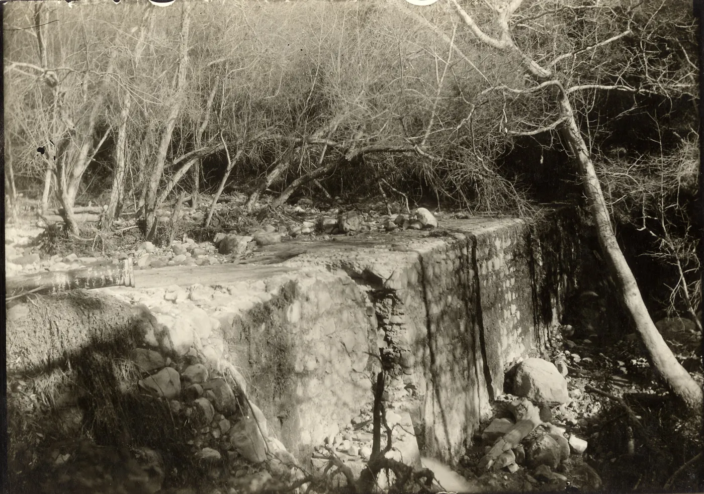 Old Mission Dam, prior to 1935 (after flood, 1913-1914)