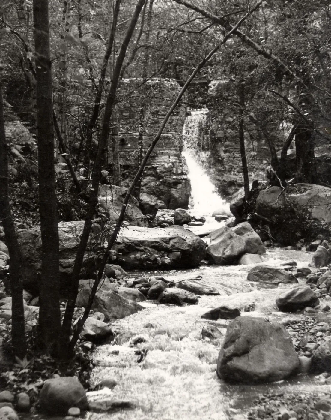 Mission Creek below Mission Dam, SBBG