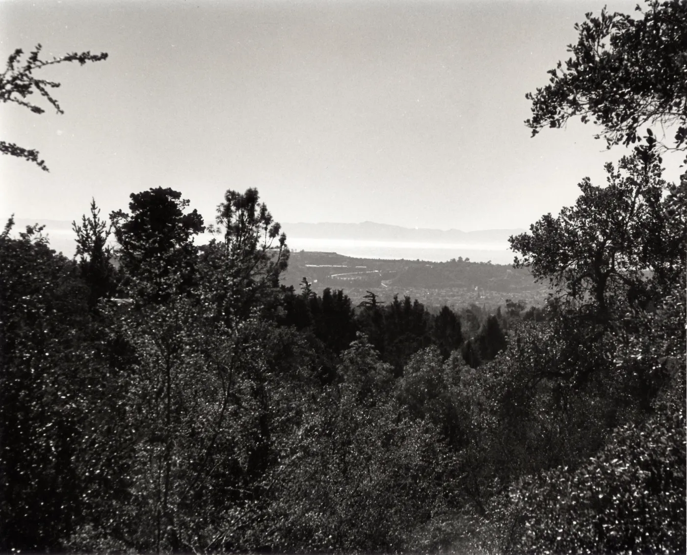 island and ocean view from the Porter Trail, 1972