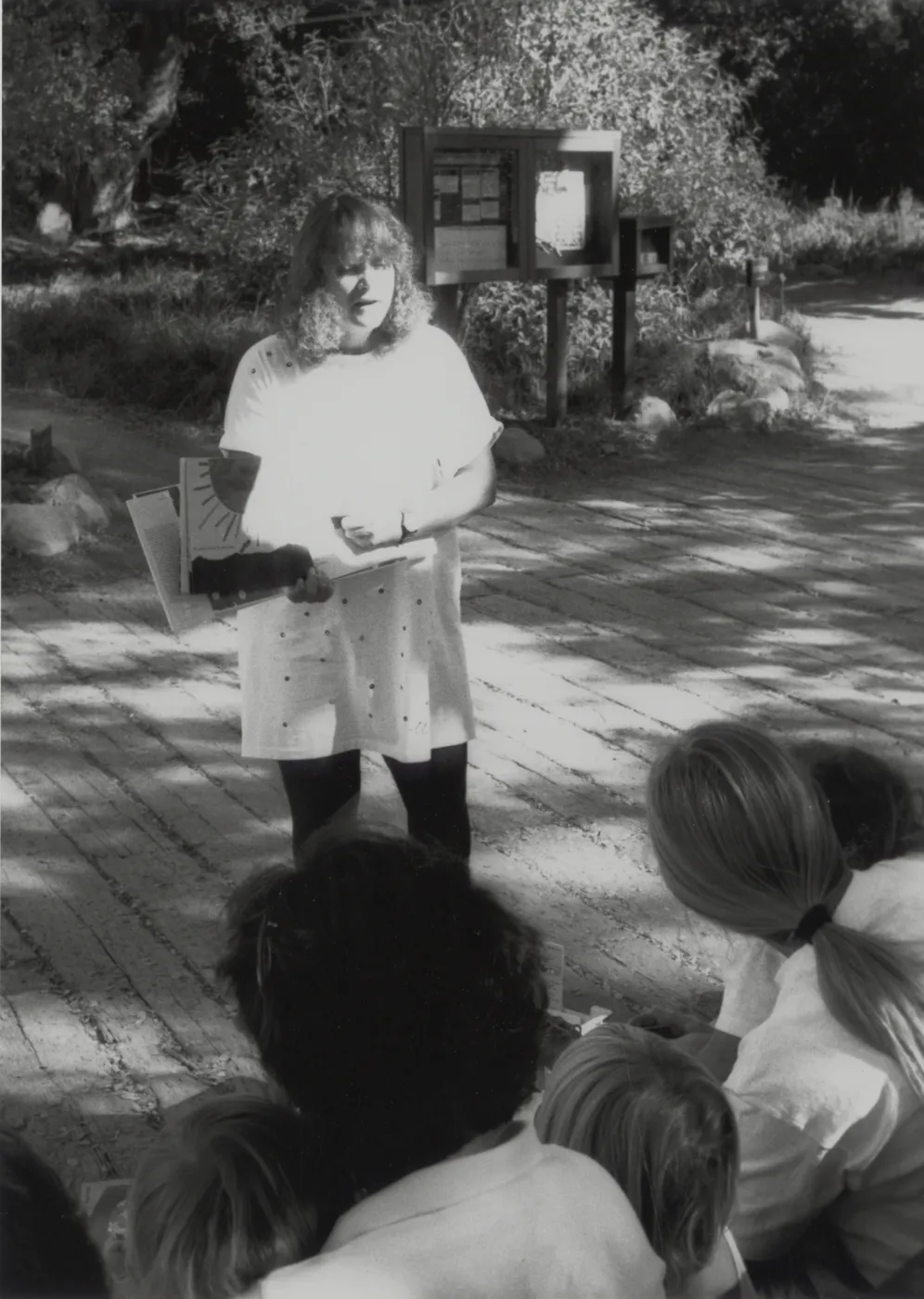 Susie Wilde reads 'Favorite Christmas Stories' aloud at the Botanic Garden