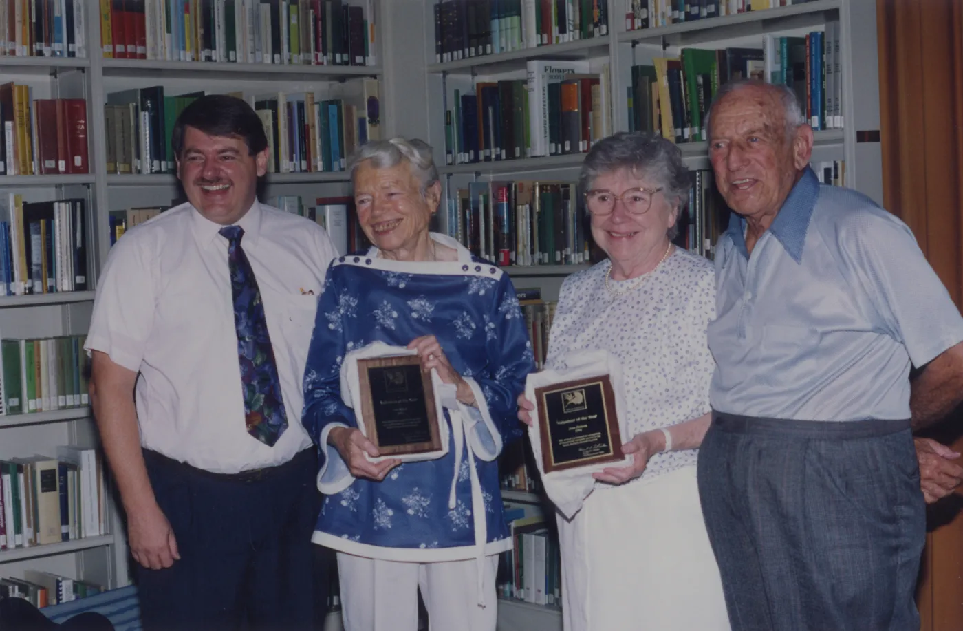 Ada Wood and Jean Hobson with Volunteer of the Year Awards