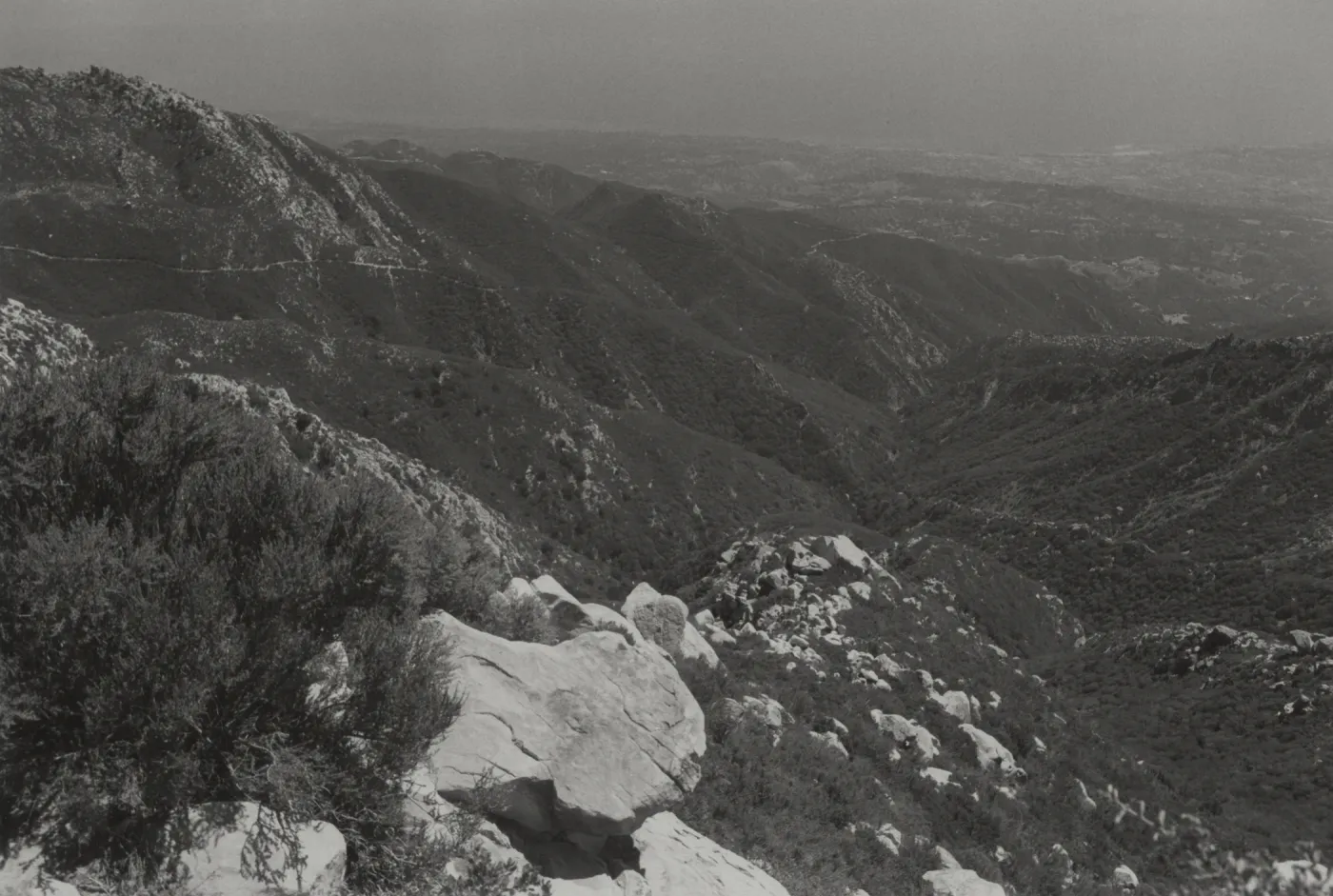 Mission Canyon from La Cumbre Peak