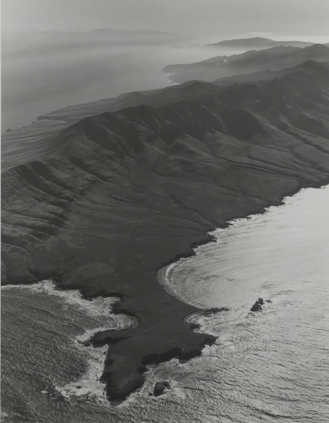Fraser Point, Santa Cruz Island from above, © William Dewey
