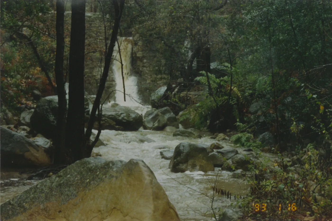Mission Creek below Mission Dam