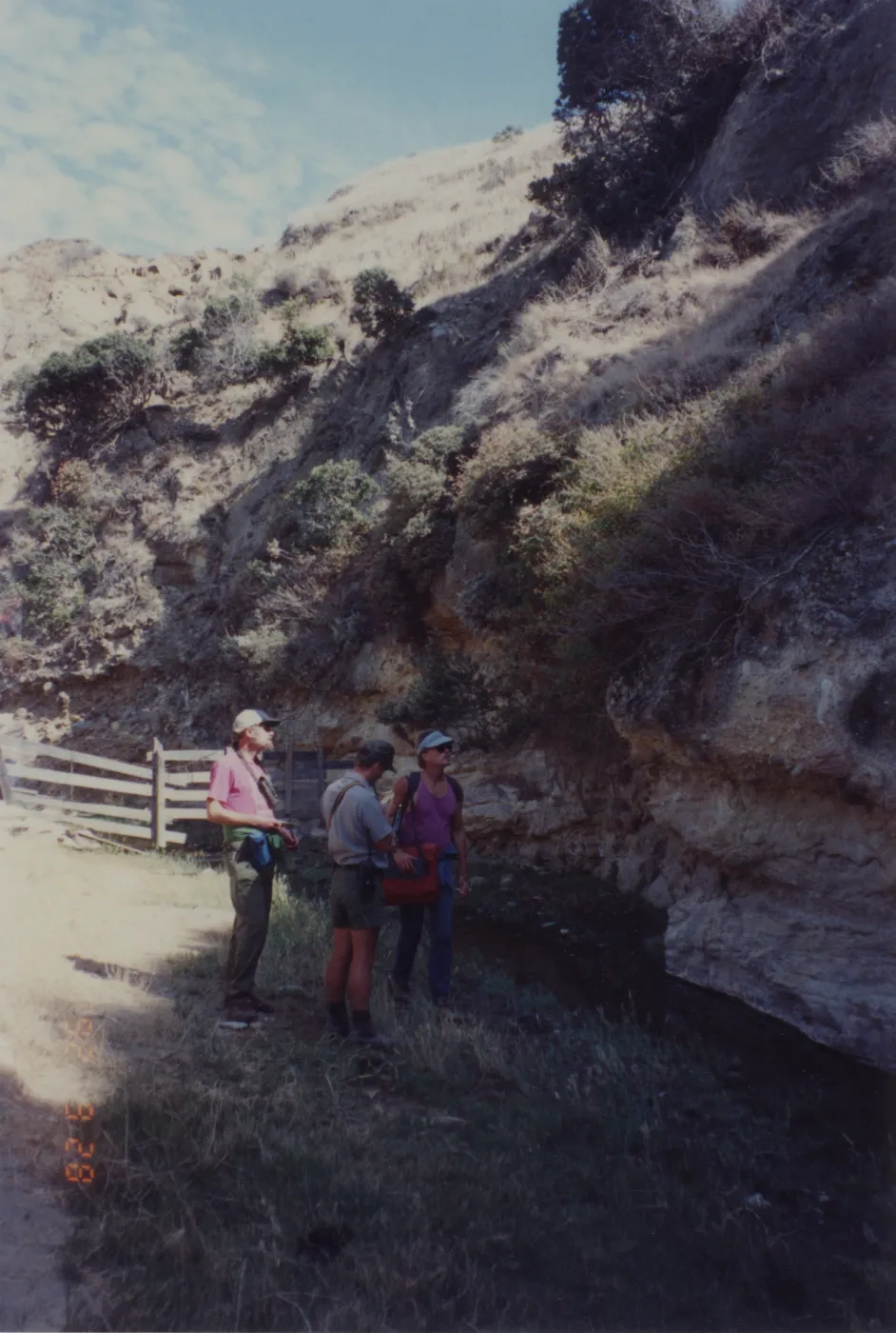 Steve Junak and Park Ranger on Santa Rosa Island