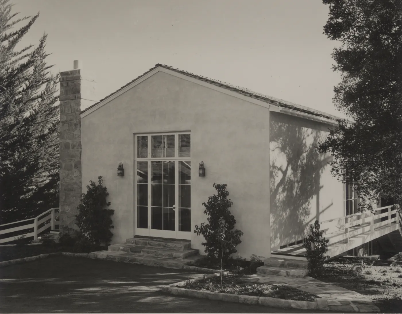 original Blaksley Library before renovation and additions